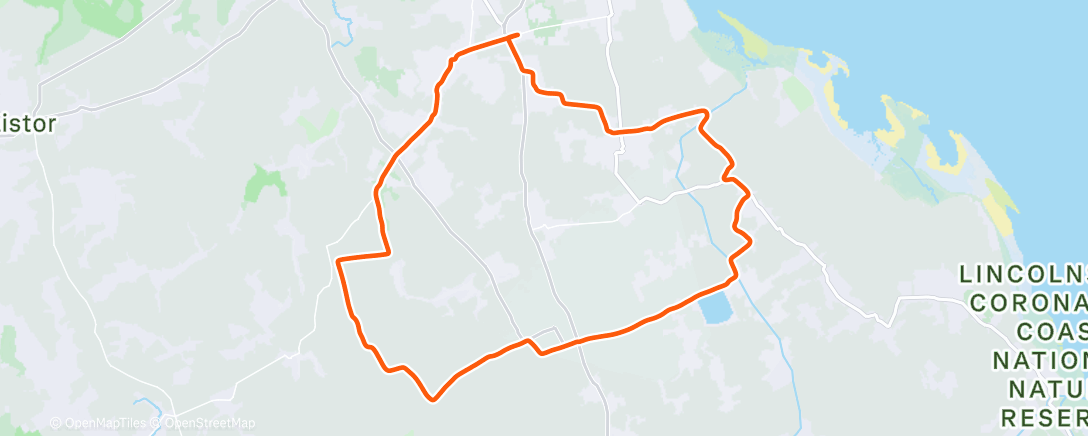 Map of the activity, Morning Ride