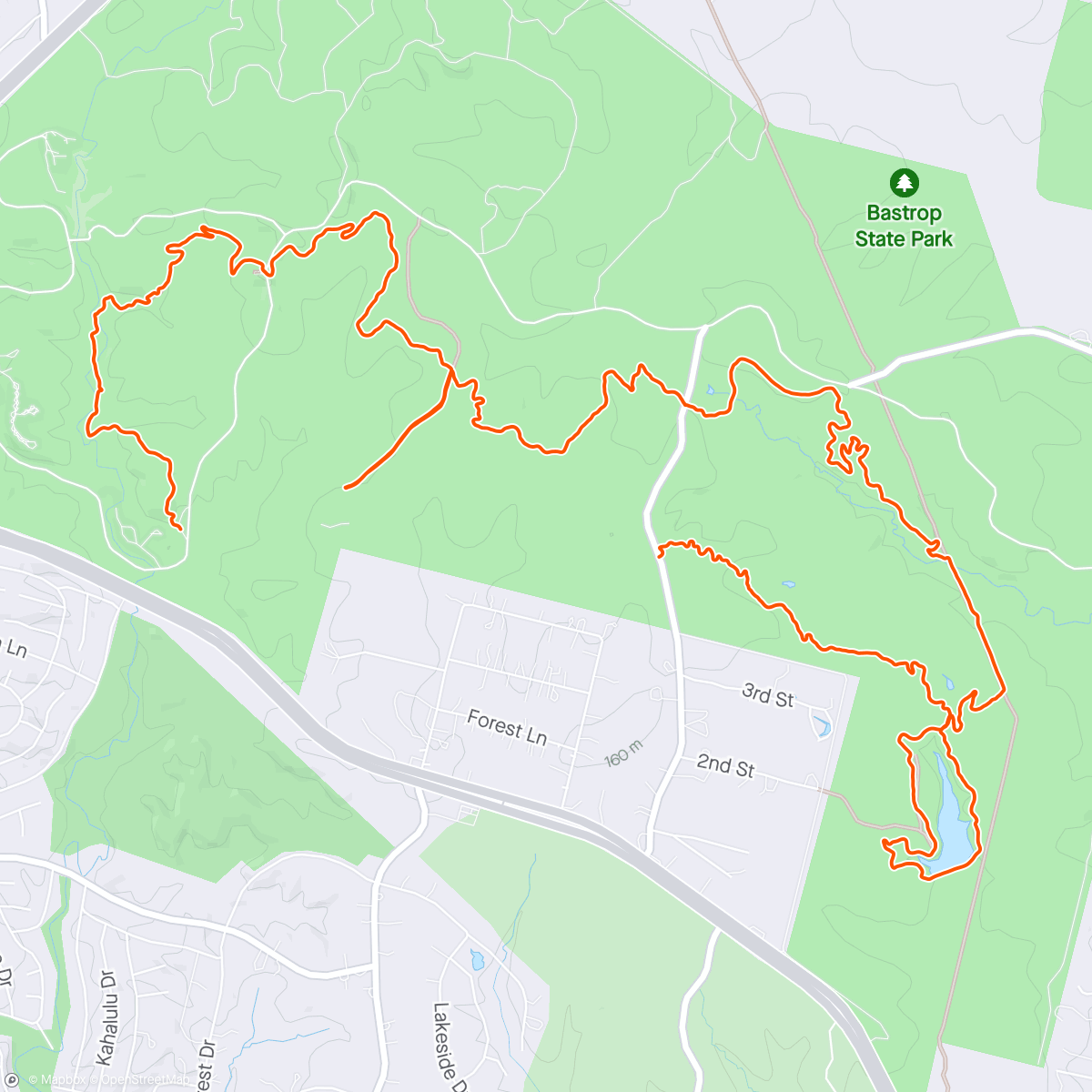 Map of the activity, Wildflower Course Marking
