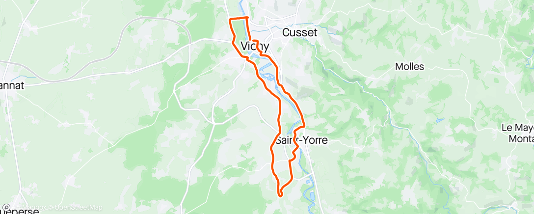 Map of the activity, Dauphiné in a day or 2
