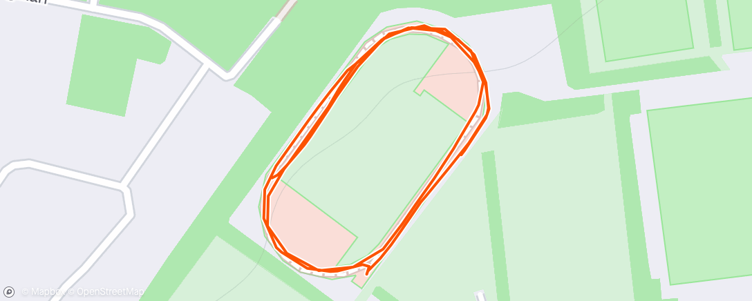 Map of the activity, Avondloop