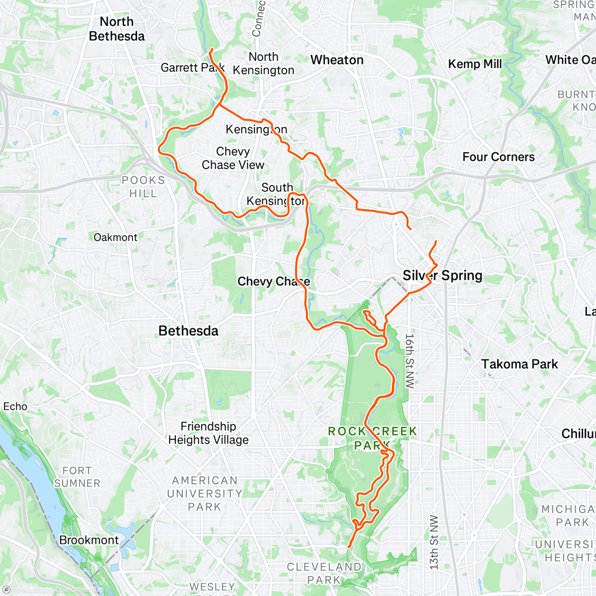 Map of the activity, Solo in RCP Before the Rain