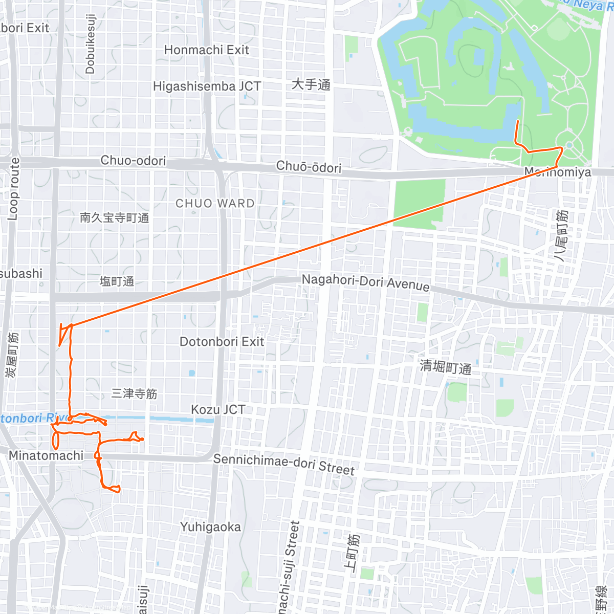 Map of the activity, Osaka For New Year’s Eve 🤯