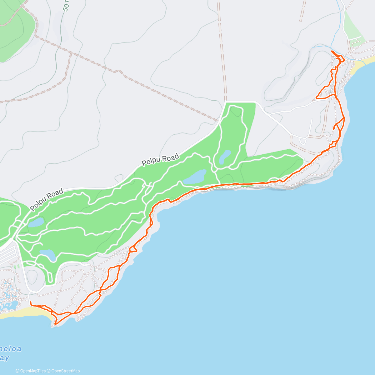 Map of the activity, Marsh Hike
