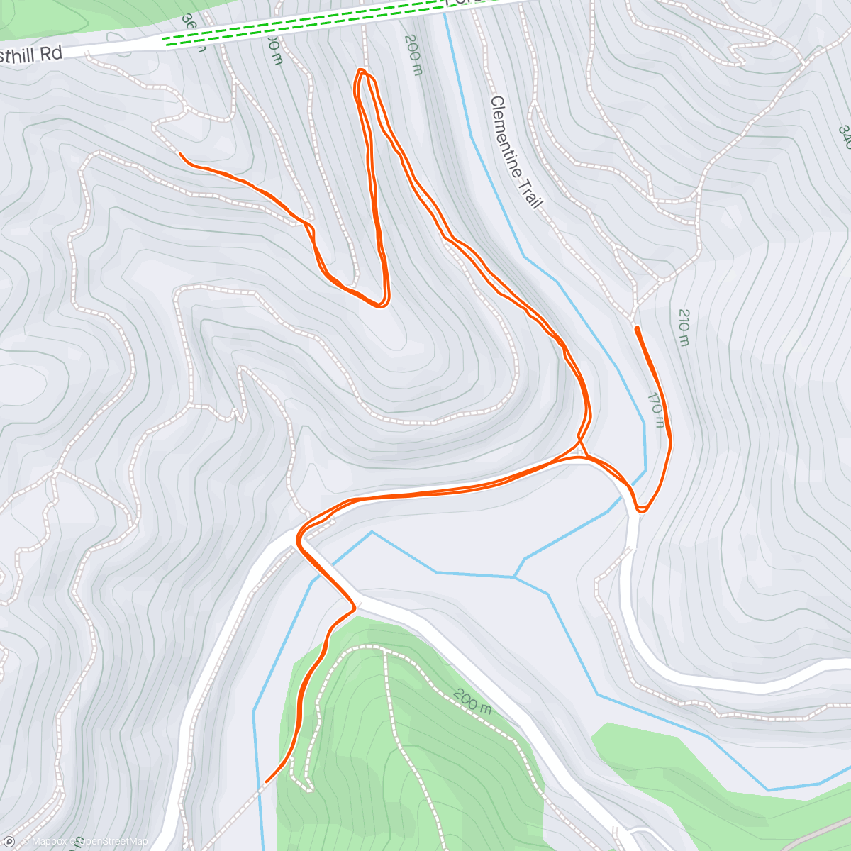 Kaart van de activiteit “Went to watch the runners at Canyons Endurance Runs”