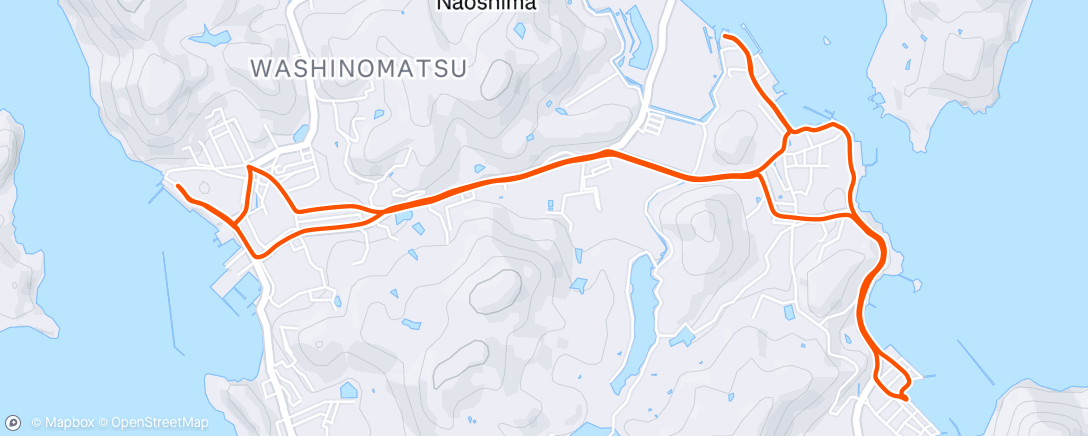 Map of the activity, ママチャリ( ；´Д｀)