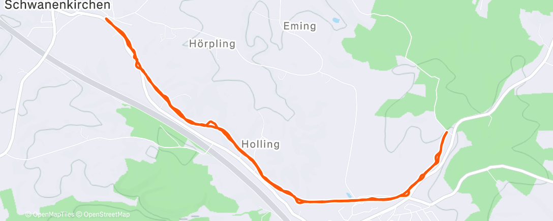 Map of the activity, Laufen (Outdoor)