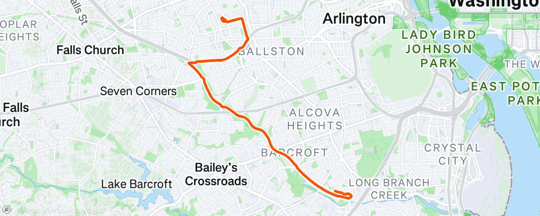 Map of the activity, Morning Ride
