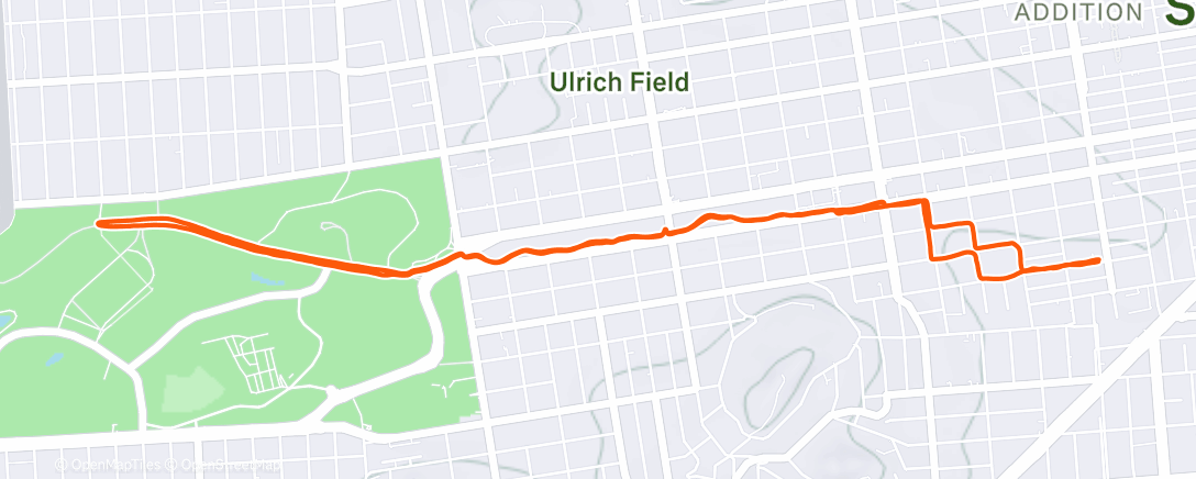 Карта физической активности (Morning Run)