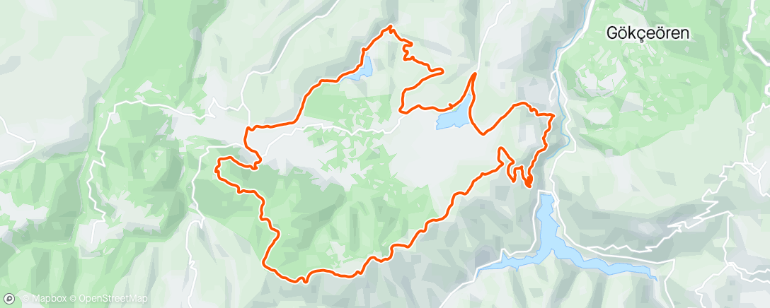 Map of the activity, Dağyenice Ultra Trail Run 34K