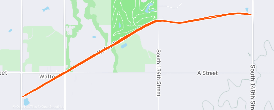 Map of the activity, Lunch Run