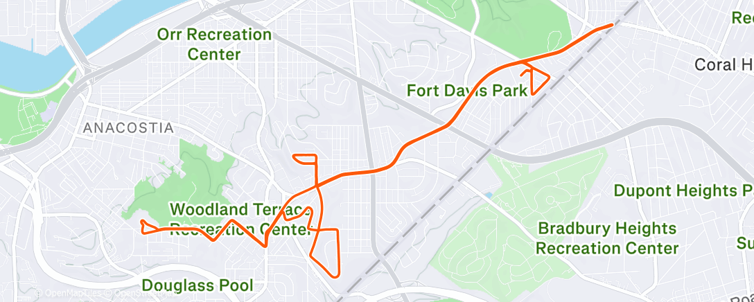 Map of the activity, FS2026 Day 4 Afternoon Ride