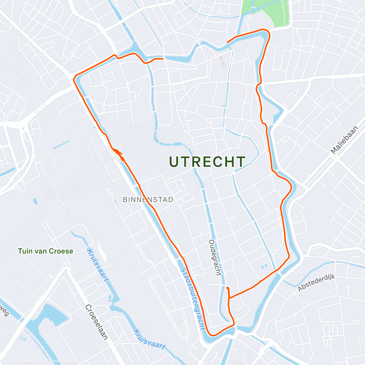 Map of the activity, Rondje maal 3