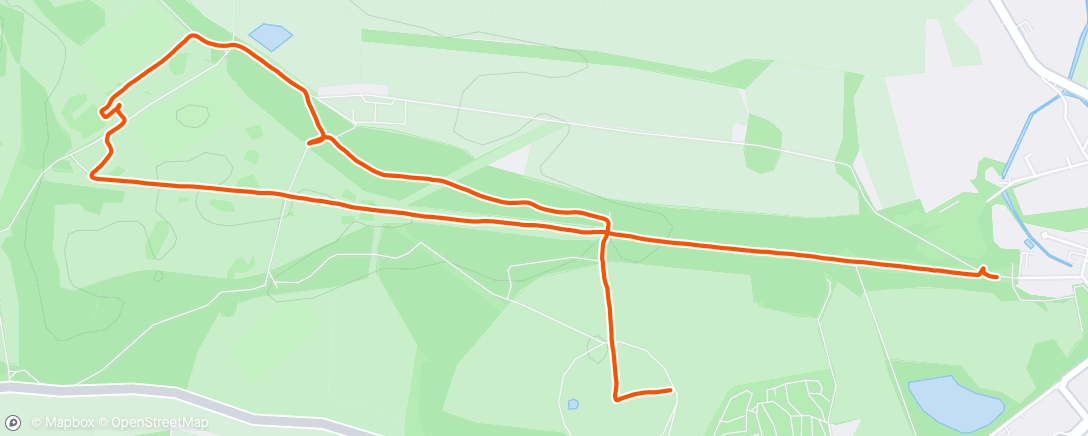 Map of the activity, Lunch Walk