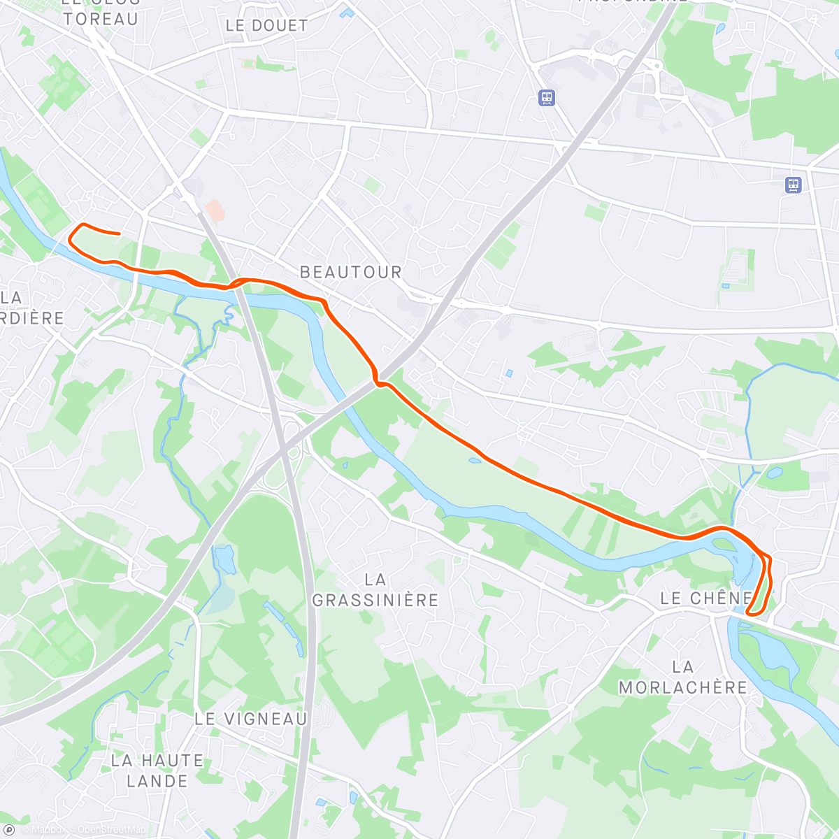 Mapa de la actividad (Footing actif 🏃🤩🏃‍♂️😎)