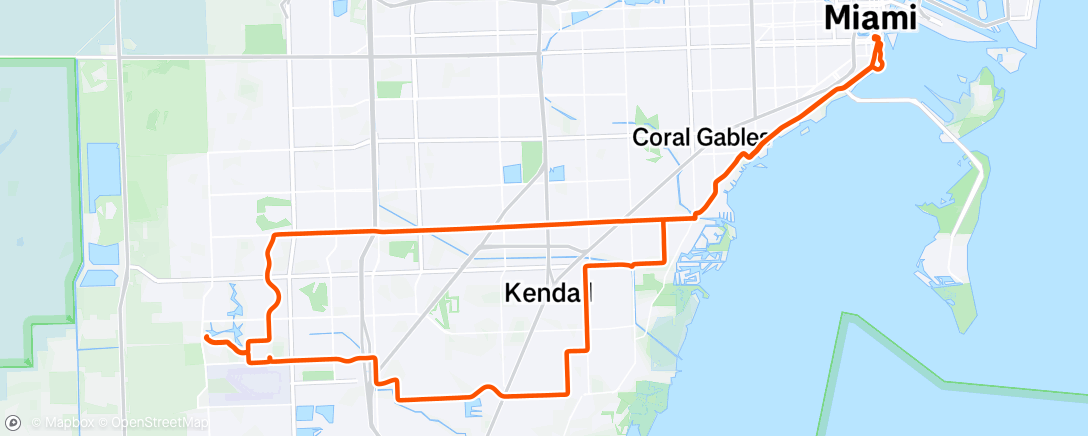 Map of the activity, Morning Ride