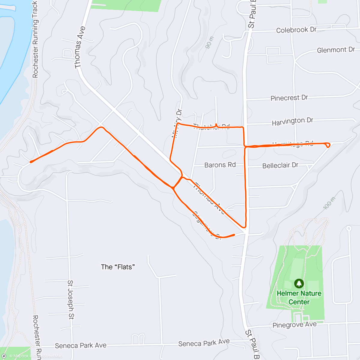 Map of the activity, Dadride