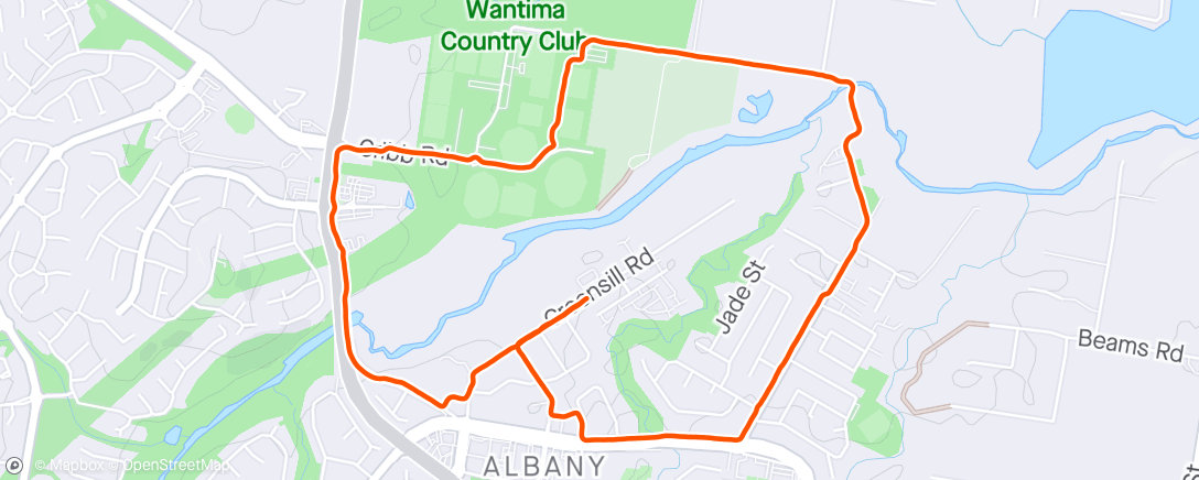Map of the activity, Afternoon Plod
