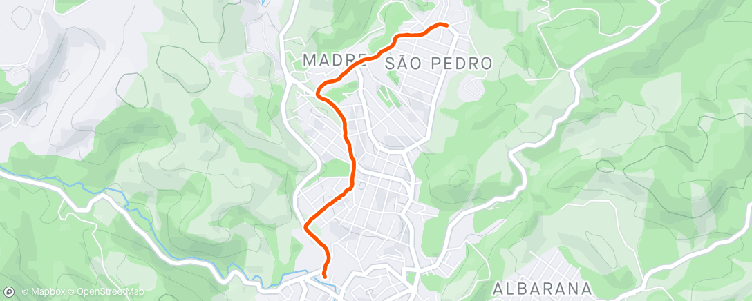 Map of the activity, No calorão