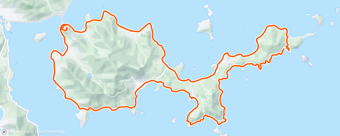 Карта физической активности (日光クライム→山口徹夜運転からの島一周(死亡ww))
