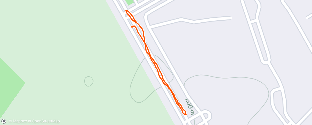 Map of the activity, Morning Run