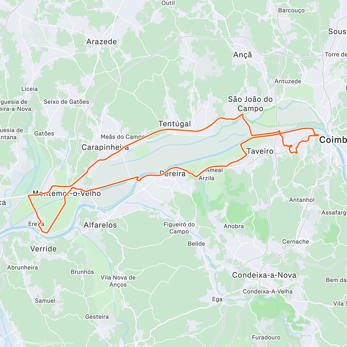 Map of the activity, Xau Natal até para o ano