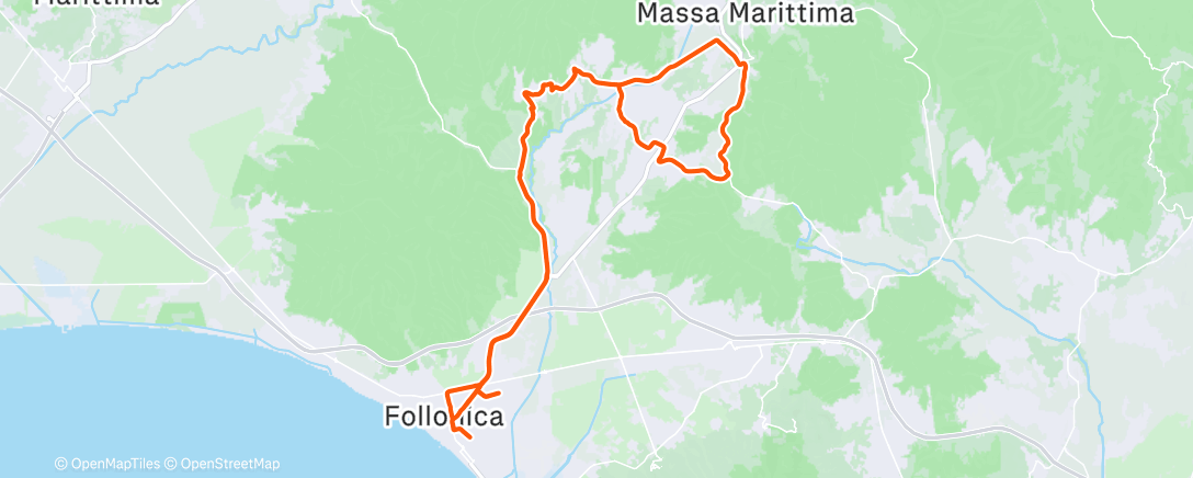 Карта физической активности (Vallonato con Denis ☀️☀️☀️)