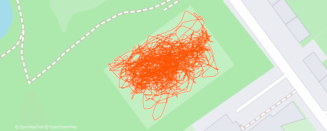 Map of the activity, Night Run