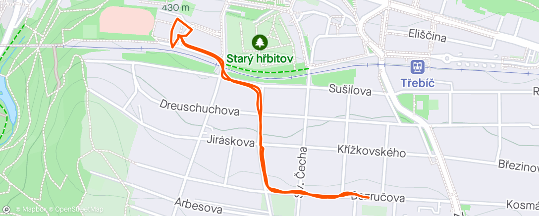 Map of the activity, Pajdání #3