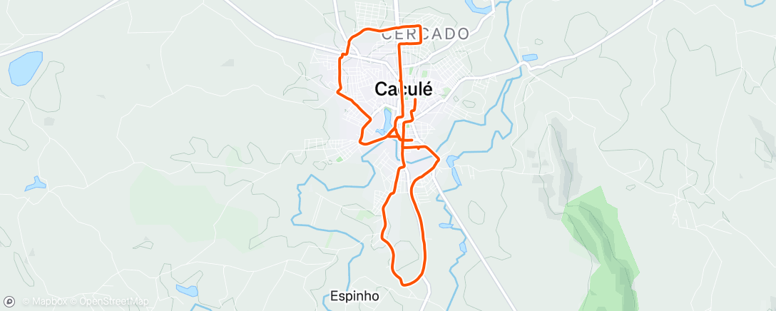 Map of the activity, Passeio Ciclístico
Aniversário de Adriana..