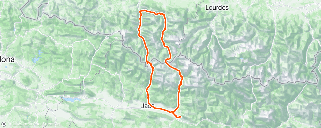 Map of the activity, Piri Ride