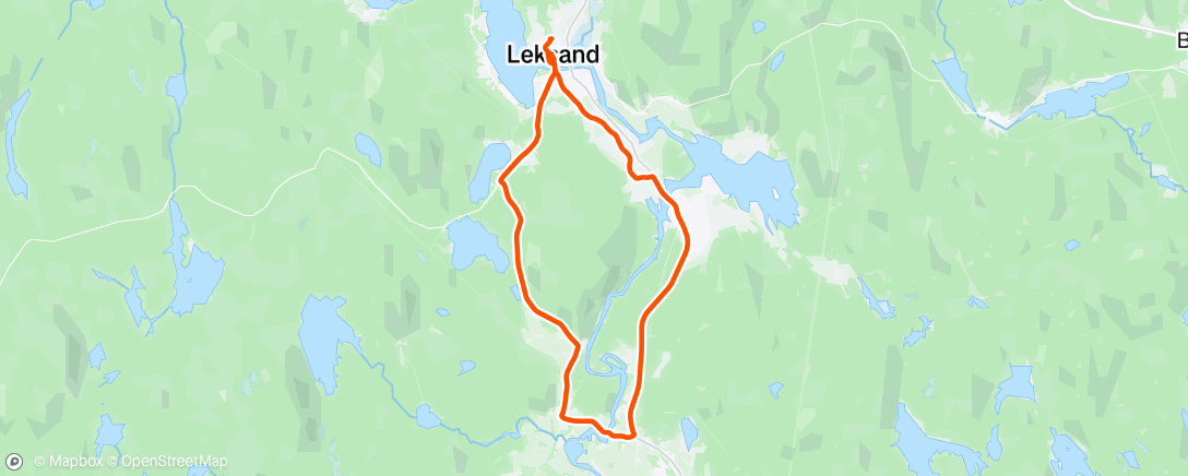 Map of the activity, Morning Ride