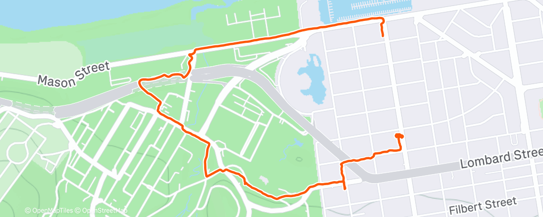 Карта физической активности (Tunnel Tops walk w/  Morgan & Finnegan)