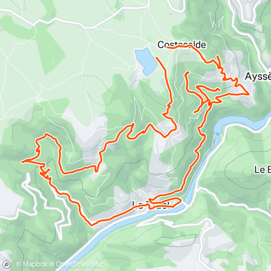 Carte de l'activité