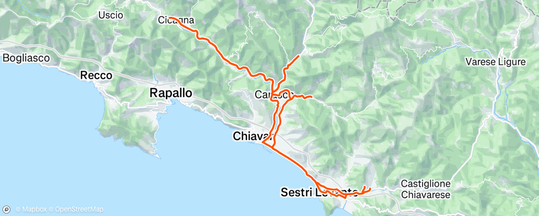 Map of the activity, Morning Ride