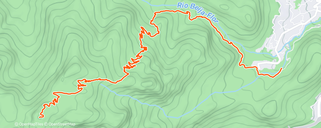 Карта физической активности (Descida da Pedra do Sino)