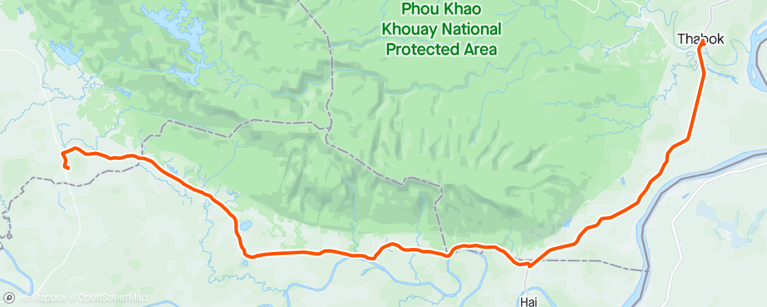 Map of the activity, Unnamed town - Thabok