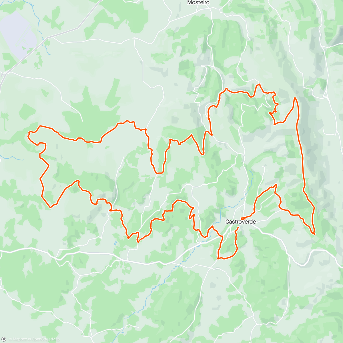 Map of the activity, Gravel Castroverde