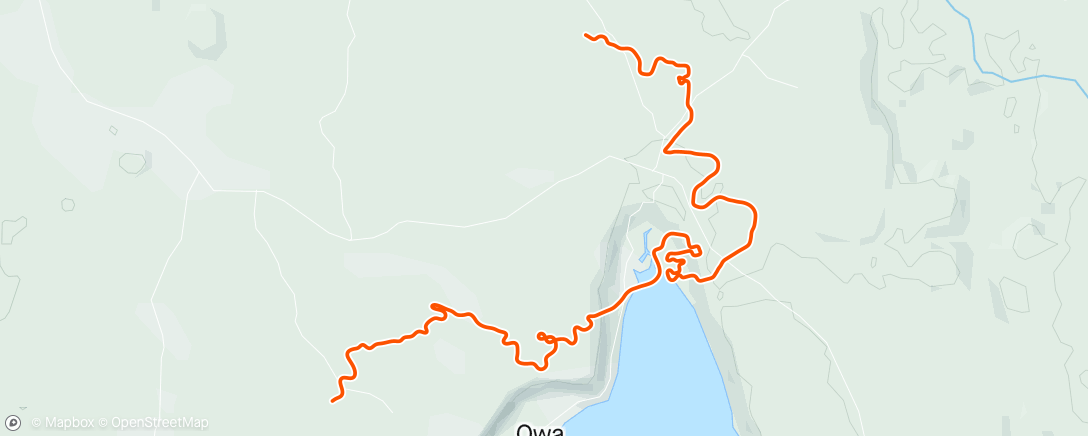 Map of the activity, Zwift - Makuri Islands