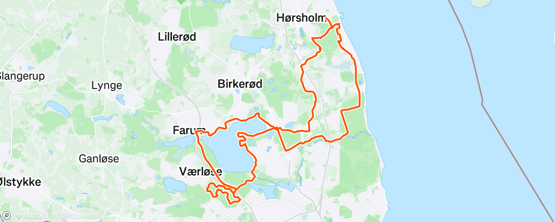 Map of the activity, Morning Mountain Bike Ride