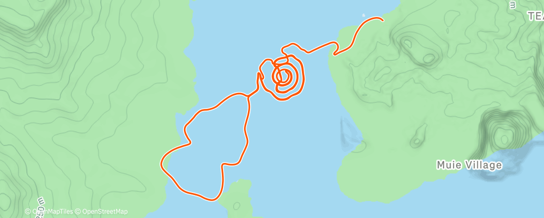Map of the activity, Zwift - Loopin Lava in Watopia
