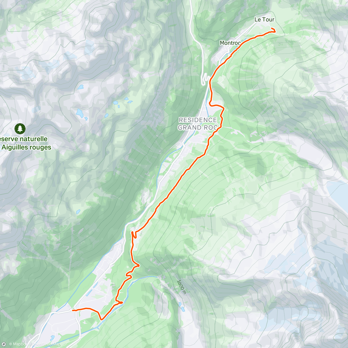 Map of the activity, Tour du Mont Blanc !! Chamonix