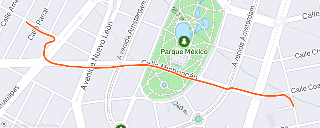 Map of the activity, Lunch Walk