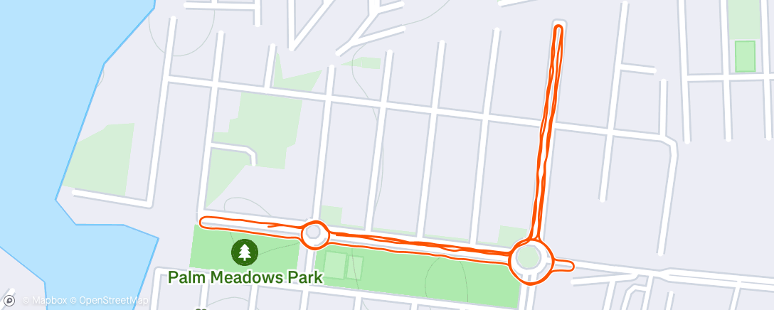 Map of the activity, Evening Walk