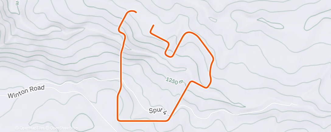 Map of the activity, MyWhoosh - Downtown LA