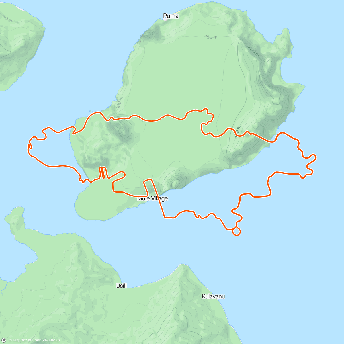 Map of the activity, Zwift - G2 (3x10 min) in Watopia