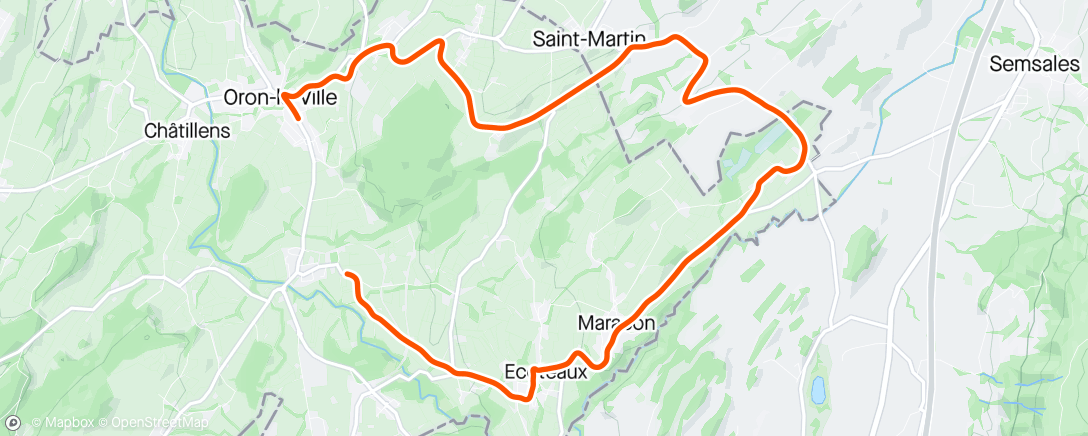 Карта физической активности (Tour of Romandië - TT)