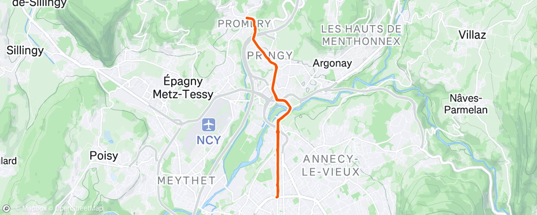 Map of the activity, Velotaf ❌️ dérailleur cassé