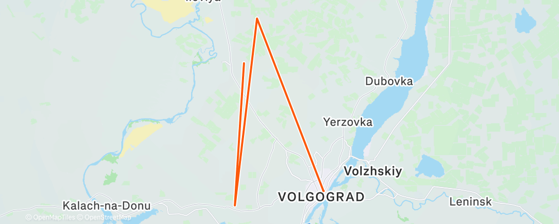 Map of the activity, Дневная прогулка