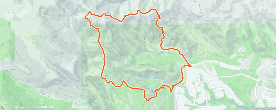 Map of the activity, Mitchell-Gauje Ridge-Pipeline-Perimeter Loop