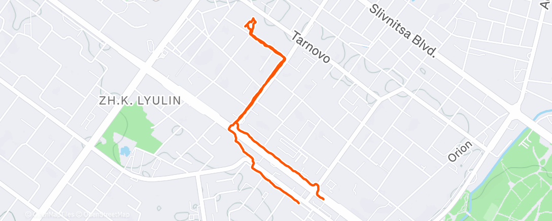 Carte de l'activité Lunch Walk